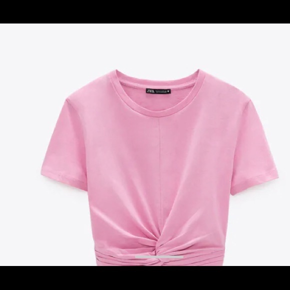 Zara Pink Short Sleeve Tee - Picture 4 of 6